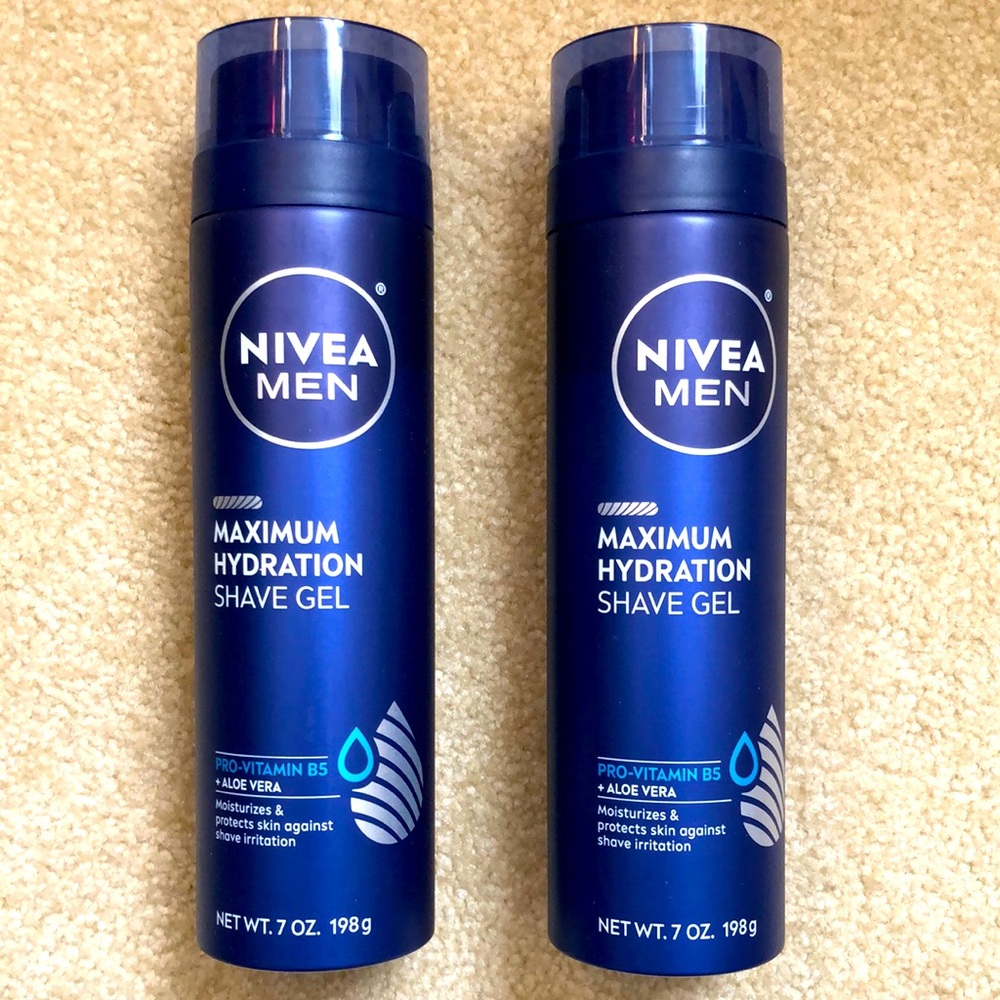 NIVEA Men Maximum Hydration Shave Gel Set of 2